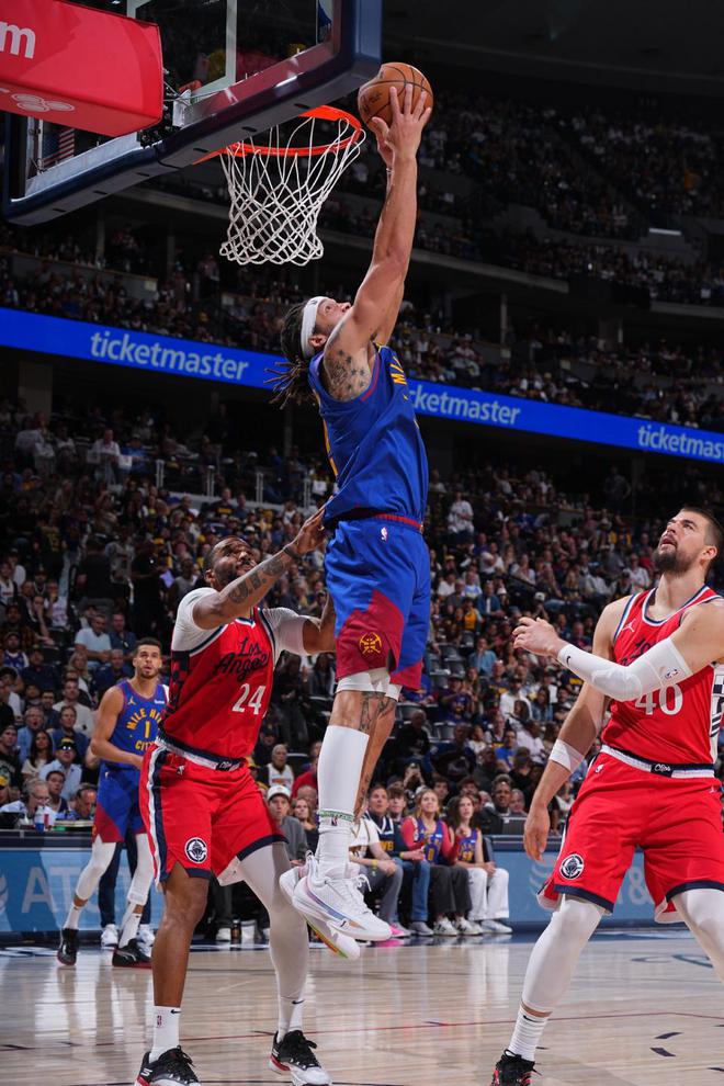 5月4日NBA季后赛首轮抢七大战：掘金主场大胜快船晋级