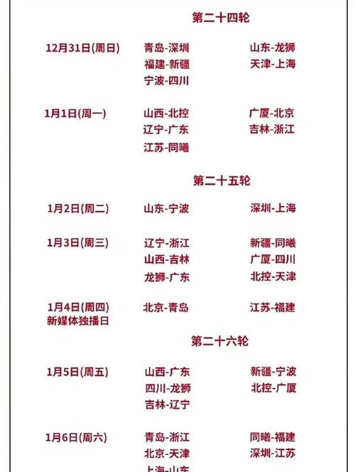 CBA总决赛赛程敲定！广厦男篮票价上涨，广东辽宁休赛期整改