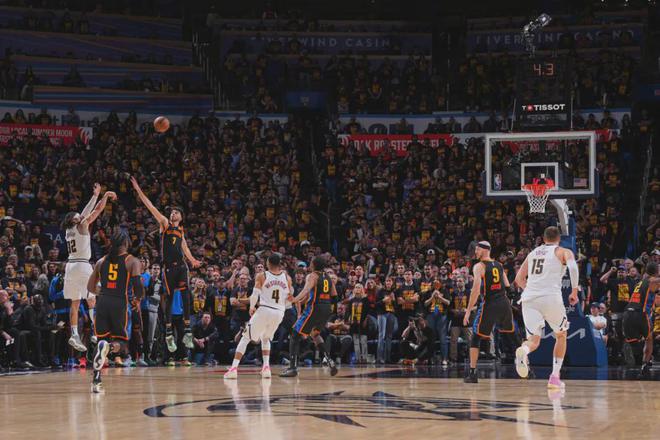 5月6日NBA季后赛西部半决赛G1，雷霆主场激战掘金详情