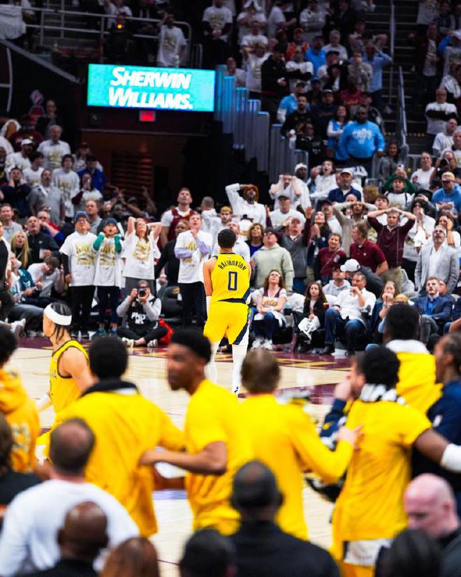 5月7日NBA季后赛半决赛G2：骑士缺3大主力遭步行者逆转2-0领先