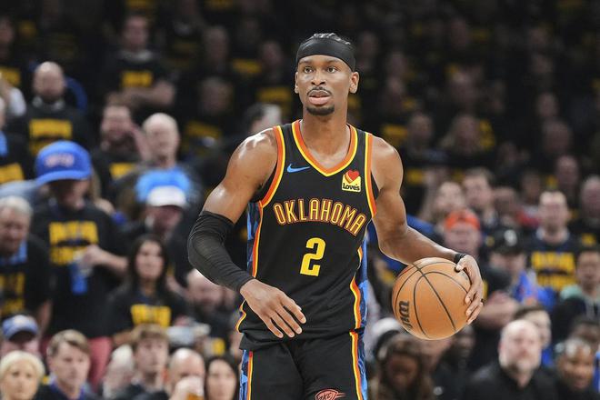NBA季后赛半决赛掘金VS雷霆G2激战，约基奇威少领衔精彩对决