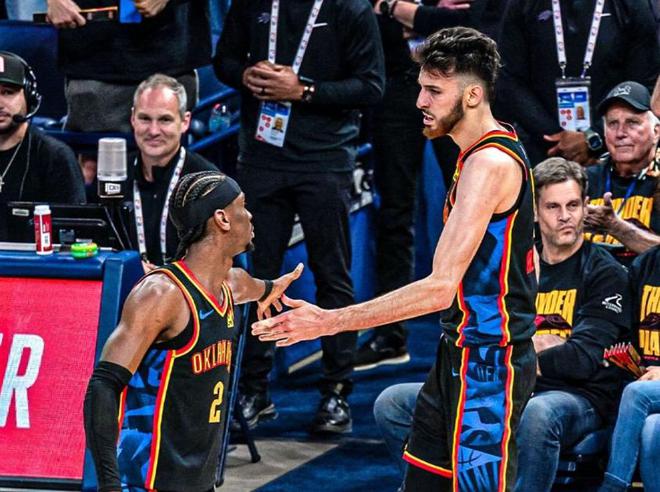 NBA季后赛西部半决赛G2：掘金负雷霆，东部局势紧张，雷霆实力彰显