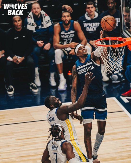 5月9日NBA季后赛西部半决赛G2：森林狼主场胜勇士扳平比分