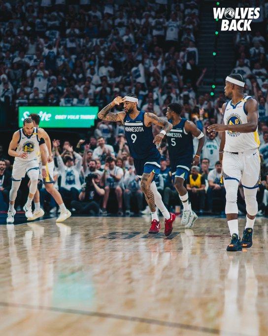 5月9日NBA季后赛西部半决赛G2：森林狼主场胜勇士扳平比分