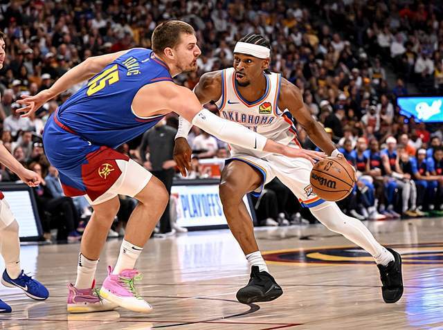 北京时间5月10日NBA季后赛：掘金主场113-104击败雷霆大比分2-1领先